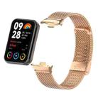 For Xiaomi Smart Band 9 Pro/8 Pro/Redmi Watch 5/4 xDfind Milanese Metal Buckle Watch Band(Rose Gold) - 2