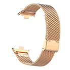 For Xiaomi Smart Band 9 Pro/8 Pro/Redmi Watch 5/4 xDfind Milanese Metal Buckle Watch Band(Rose Gold) - 3