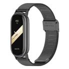 For Xiaomi Smart Band 10 / 9 / 8 NFC xDfind Milanese Metal Buckle Watch Band(Black) - 1