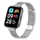 For Xiaomi Redmi Watch 3 Active / Lite xDfind Milanese Metal Buckle Watch Band(Silver) - 1