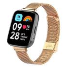 For Xiaomi Redmi Watch 3 Active / Lite xDfind Milanese Metal Buckle Watch Band(Rose Gold) - 1