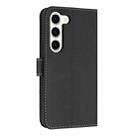 For Samsung Galaxy S23+ 5G Metal Bow Leather Phone Case with Hand Strap(Black) - 3