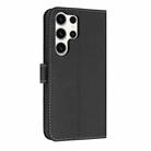 For Samsung Galaxy S25 Ultra 5G Metal Bow Leather Phone Case with Hand Strap(Black) - 3