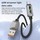 Yesido CA137C 66W USB to Type-C Streamer Light Data Cable, Length: 1.2m(Grey) - 2