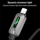 Yesido CA137L 12W USB to 8 Pin Streamer Light Data Cable, Length: 1.2m(Grey) - 5