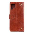 For Samsung Galaxy A42 5G Copper Buckle Nappa Texture Horizontal Flip Leather Case with Holder & Card Slots & Wallet(Brown) - 2