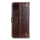 For Samsung Galaxy A42 5G Copper Buckle Nappa Texture Horizontal Flip Leather Case with Holder & Card Slots & Wallet(Coffee) - 3