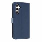 For Samsung Galaxy A15 4G / 5G Metal Bow Leather Phone Case with Hand Strap(Dark Blue) - 3
