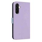 For Samsung Galaxy A36 / A56 5G Metal Bow Leather Phone Case with Hand Strap(Purple) - 3