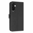 For Samsung Galaxy A26 5G Metal Bow Leather Phone Case with Hand Strap(Black) - 3