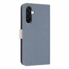 For Samsung Galaxy A26 5G Metal Bow Leather Phone Case with Hand Strap(Light Blue) - 3