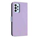 For Samsung Galaxy A53 5G Metal Bow Leather Phone Case with Hand Strap(Purple) - 3