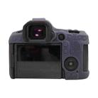 For Canon EOS R5 Mark II / R5II Glossy Soft Silicone Protective Case(Blue) - 2