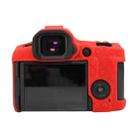 For Canon EOS R5 Mark II / R5II Glossy Soft Silicone Protective Case(Red) - 2