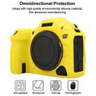 For Canon EOS R5 Mark II / R5II Glossy Soft Silicone Protective Case(Yellow) - 3