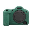 For Canon EOS R5 Mark II / R5II Glossy Soft Silicone Protective Case(Green) - 1