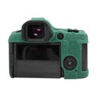 For Canon EOS R5 Mark II / R5II Glossy Soft Silicone Protective Case(Green) - 2