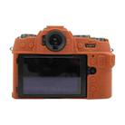 For FUJIFILM X-T50 Glossy Soft Silicone Protective Case(Orange) - 2