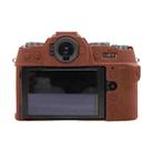 For FUJIFILM X-T50 Glossy Soft Silicone Protective Case(Coffee) - 2
