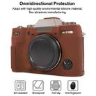 For FUJIFILM X-T50 Glossy Soft Silicone Protective Case(Coffee) - 3