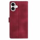 For iPhone 17 Rose Flower Embossing Pattern Leather Phone Case(Red) - 2