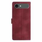For iPhone 17 Air Rose Flower Embossing Pattern Leather Phone Case(Red) - 3