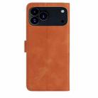For iPhone 17 Pro Max Rose Flower Embossing Pattern Leather Phone Case(Brown) - 3