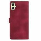 For Samsung Galaxy A07 5G Rose Flower Embossing Pattern Leather Phone Case(Red) - 3