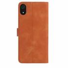 For Samsung Galaxy A03 Core Rose Flower Embossing Pattern Leather Phone Case(Brown) - 3