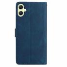 For Samsung Galaxy A06 Rose Flower Embossing Pattern Leather Phone Case(Dark Blue) - 3