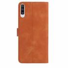 For Samsung Galaxy A10 / M10 Rose Flower Embossing Pattern Leather Phone Case(Brown) - 3