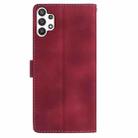 For Samsung Galaxy A13 4G Rose Flower Embossing Pattern Leather Phone Case(Red) - 3