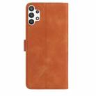 For Samsung Galaxy A13 4G Rose Flower Embossing Pattern Leather Phone Case(Brown) - 3