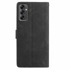 For Samsung Galaxy A14 Rose Flower Embossing Pattern Leather Phone Case(Black) - 3