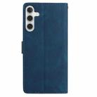 For Samsung Galaxy A26 Rose Flower Embossing Pattern Leather Phone Case(Dark Blue) - 3