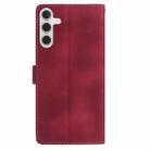 For Samsung Galaxy A26 Rose Flower Embossing Pattern Leather Phone Case(Red) - 3
