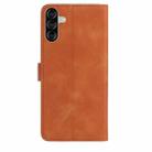 For Samsung Galaxy A26 Rose Flower Embossing Pattern Leather Phone Case(Brown) - 3