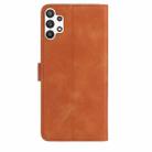 For Samsung Galaxy A32 5G Rose Flower Embossing Pattern Leather Phone Case(Brown) - 3