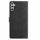 For Samsung Galaxy A35 Rose Flower Embossing Pattern Leather Phone Case(Black) - 3