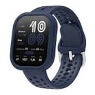 For Amazfit Bip 6 Watch Soft Silicone Protective Case(Ink Blue) - 3