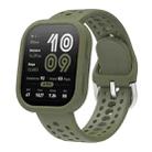 For Amazfit Bip 6 Watch Soft Silicone Protective Case(Dark Green) - 3