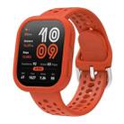 For Amazfit Bip 6 Watch Soft Silicone Protective Case(Orange) - 3