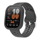 For Amazfit Bip 6 Watch Soft Silicone Protective Case(Dark Grey) - 3
