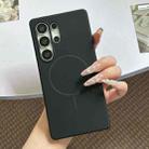 For Samsung Galaxy S25 5G 3-Side Coverage Thin Circle MagSafe Phone Case(Black) - 3