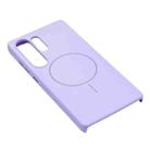 For Samsung Galaxy S25 Ultra 5G 3-Side Coverage Thin Circle MagSafe Phone Case(Purple) - 2