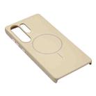 For Samsung Galaxy S24 Ultra 5G 3-Side Coverage Thin Circle MagSafe Phone Case(Desert Gold) - 2