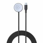 1-To-1 Type-C Charging Cable Watch Wireless Charger for Apple Watch Series(Black) - 1