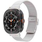 For Samsung Galaxy Watch Ultra 47mm Milanese Integrated Buckle Metal Watch Band(Starlight) - 1