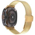 For Samsung Galaxy Watch Ultra 47mm Milanese Integrated Buckle Metal Watch Band(Gold) - 2