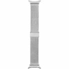 For Samsung Galaxy Watch Ultra 47mm Milanese Integrated Buckle Metal Watch Band(Silver) - 3